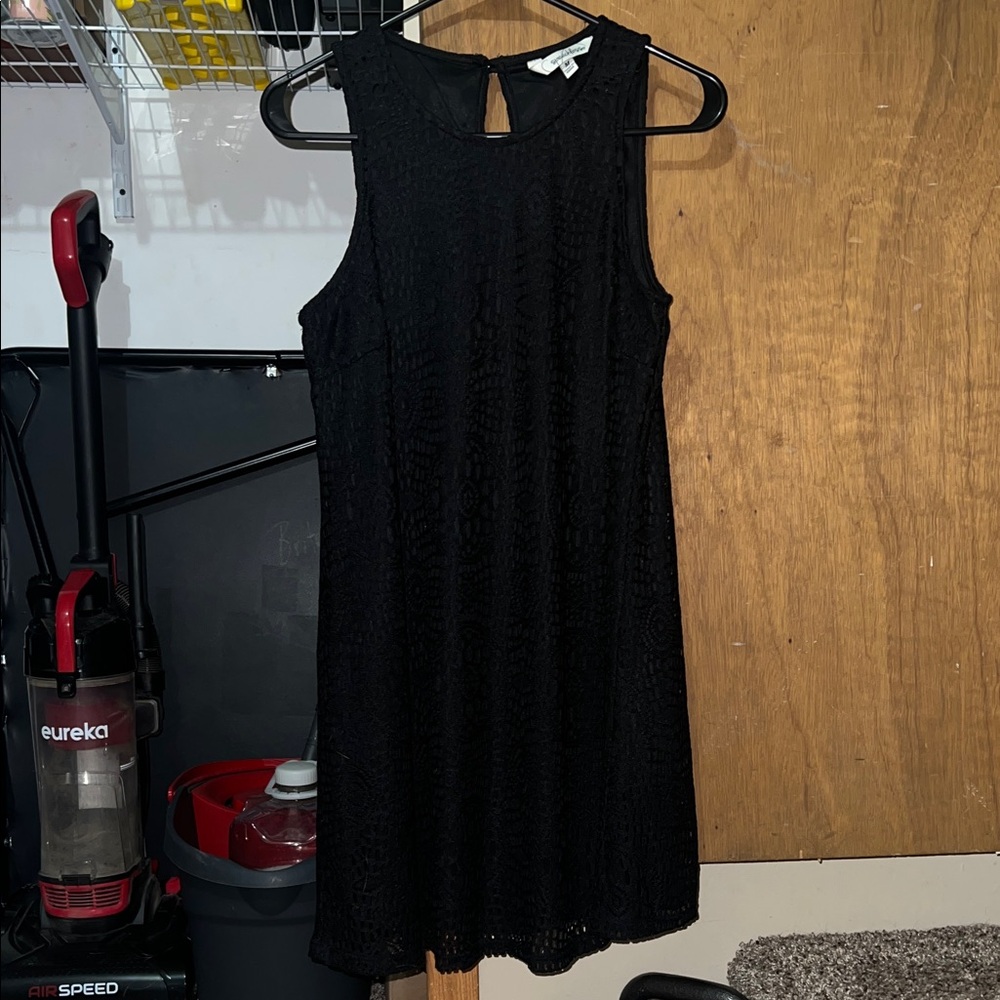 Speechless Black Lace Mini Dress